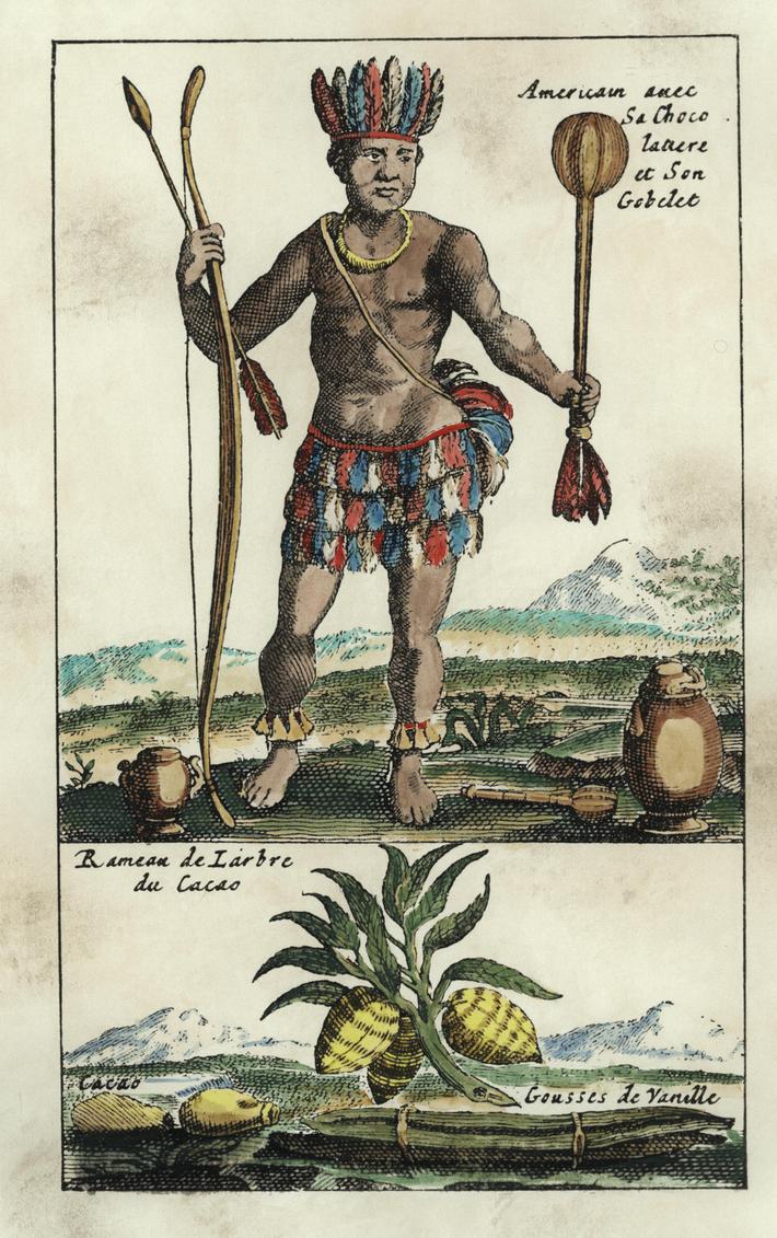 Kakao-Kultur in Amerika , 1693