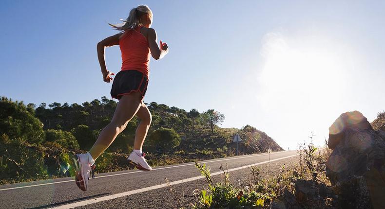 Running uphill