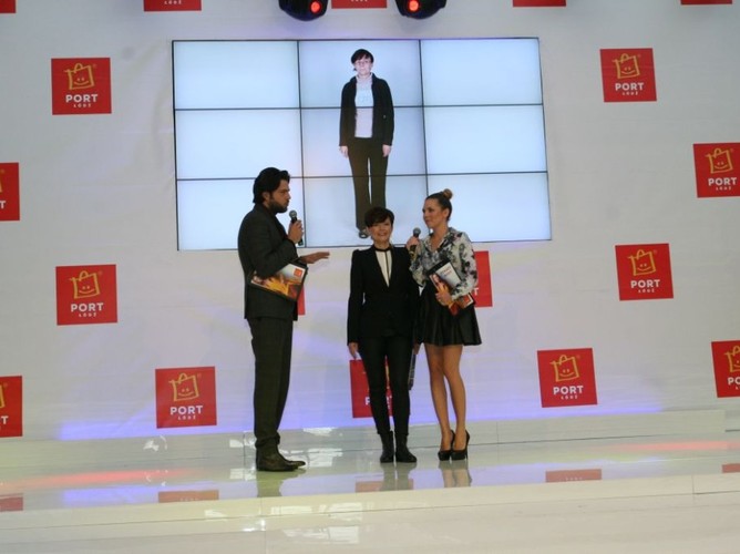 Aleksandra Kwaśniewska i Olivier Janiak z uczetniczką metamorfozy