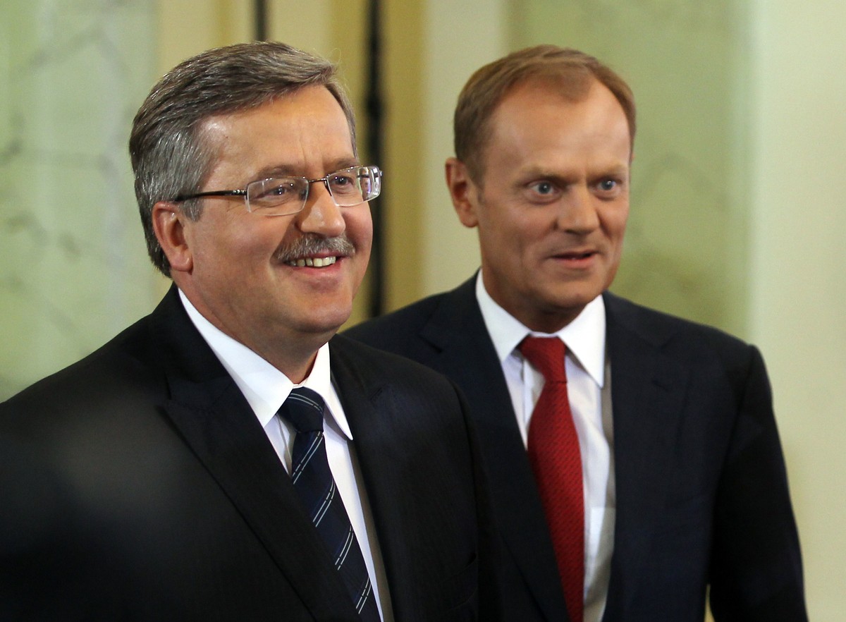 Bronisław Komorowski i Donald Tusk