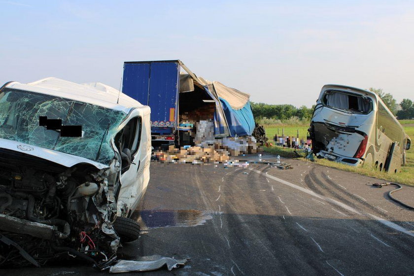 Wypadek polskiego autokaru na Węgrzech