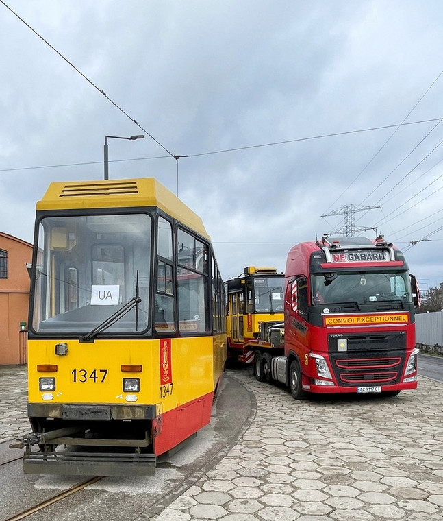 Warszawskie tramwaje jadą do Ukrainy