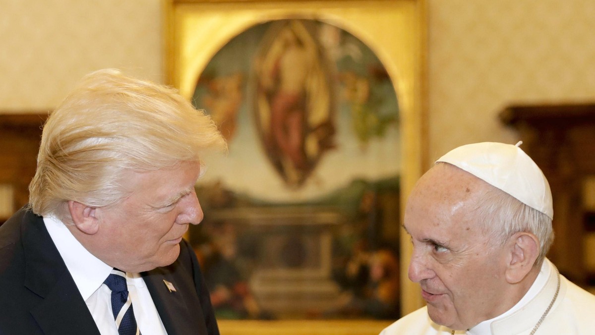 Donald Trump papież Franciszek