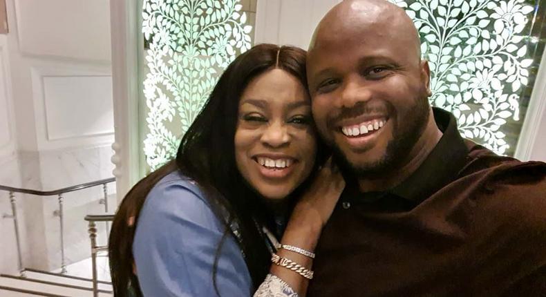 Gospel singer Osinachi Kalu popularly known as Sinach has dedicated her daughter with hubby, Joe Egbu. [Instagram/JoeEgbu]