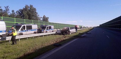 Wypadek na A1 pod Łodzią. Policja ma sprawcę