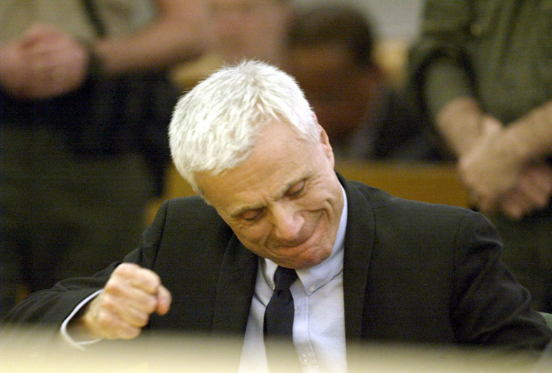 Robert Blake w sądzie (Van Nuys, 16 marca 2005 r.)