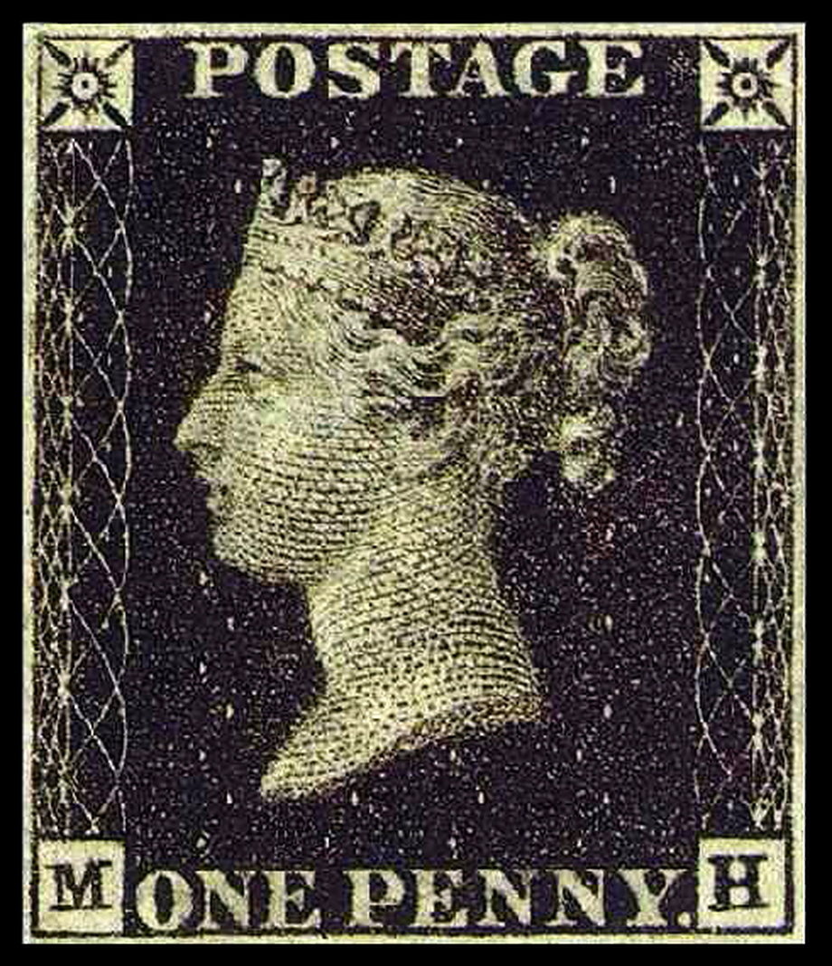 1840. Wielka Brytania: Penny Black