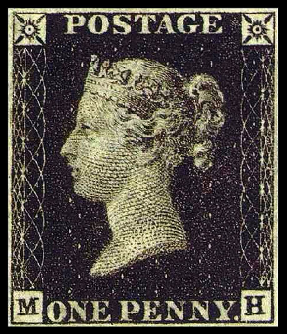 1840. Wielka Brytania: Penny Black