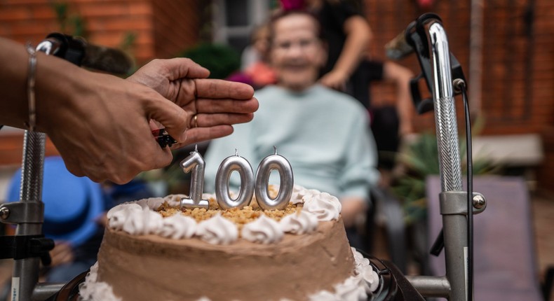 Genes and chance are a big part of living to 100, but lifestyle factors can play a role, too.freemixer/Getty Images