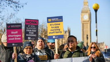 Permanentny strajk brytyjskich pielęgniarek? Rząd je ignoruje, więc będą protestować do Bożego Narodzenia