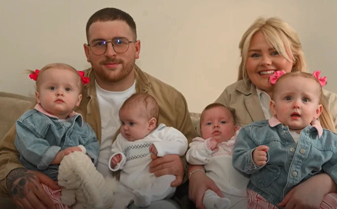 Ališa i Konor sa svojom decom