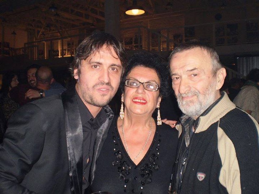 Branislav sa majkom Bobom i ocem Tomislavom