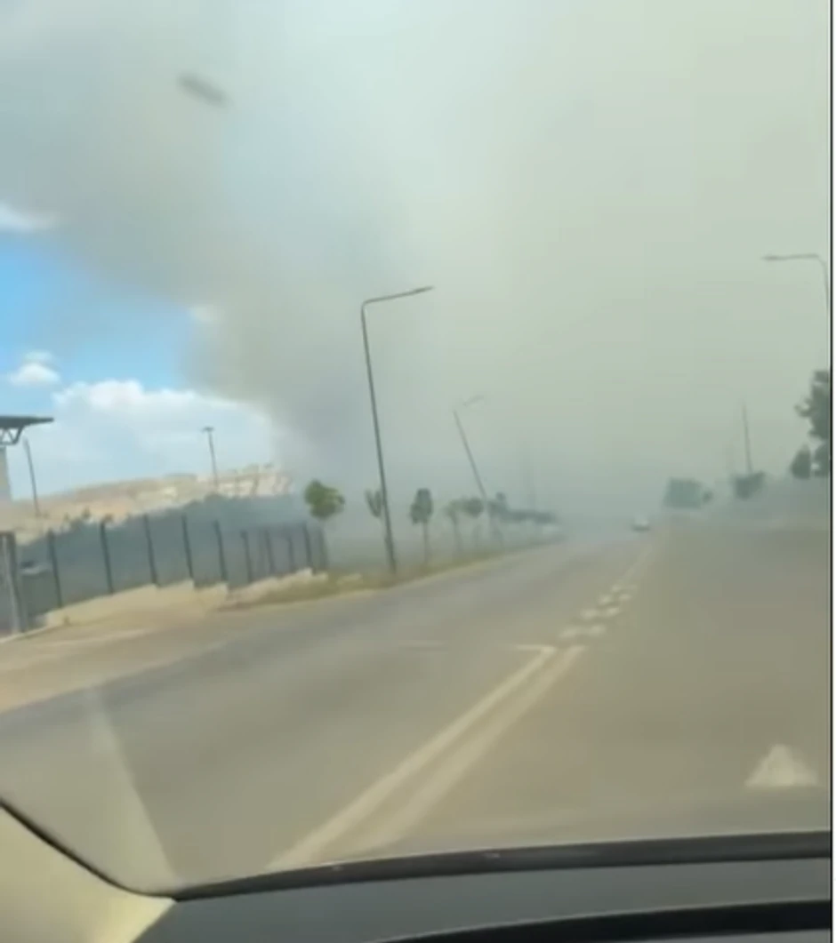 Dim usled požara na deponiji u Kragujevcu