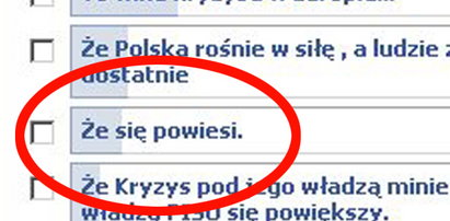 Kto obstawia, że Tusk się powiesi?! PiS robi głupie sondy!