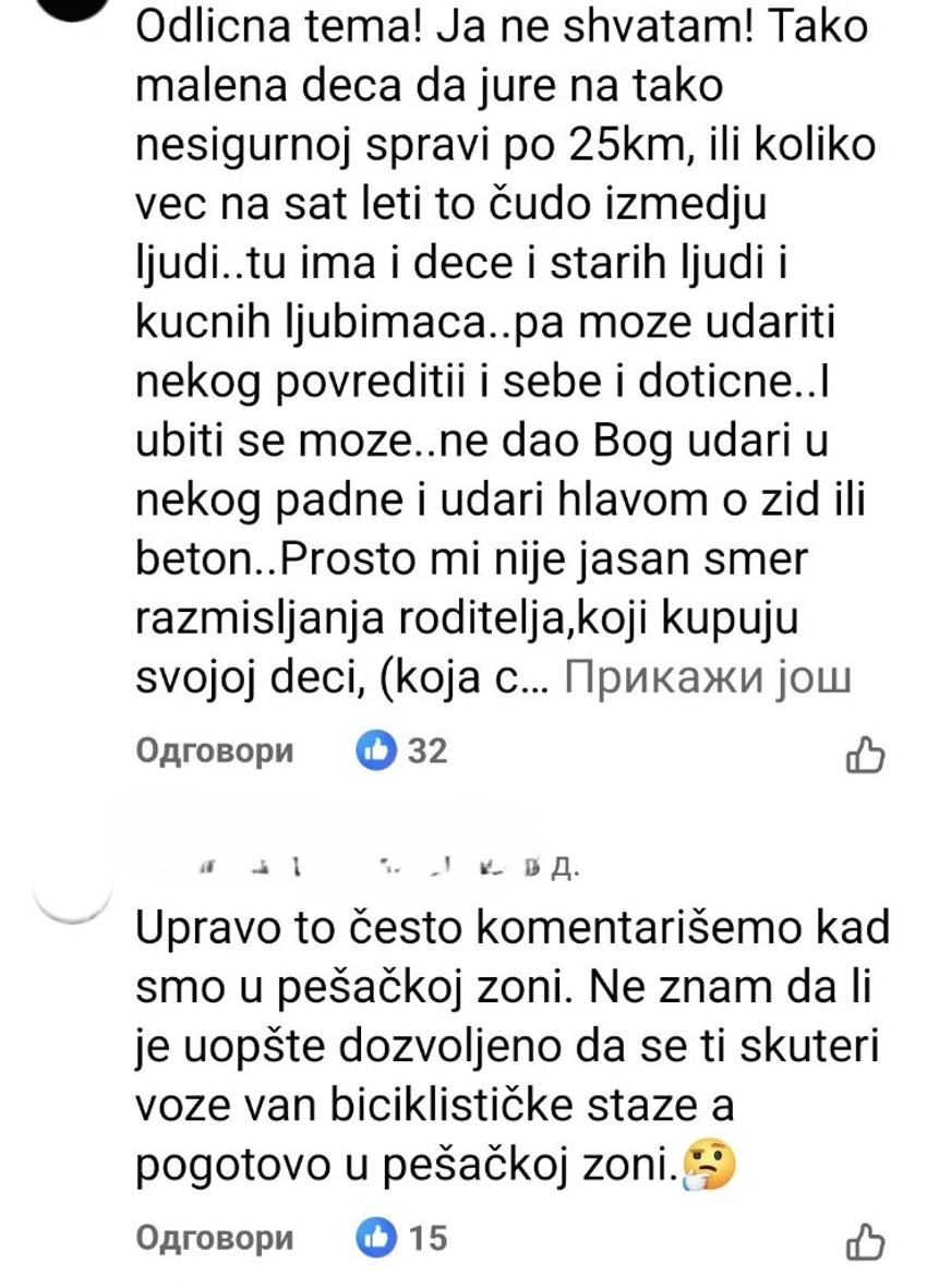 komentari na FB grupi "Novosađanke"