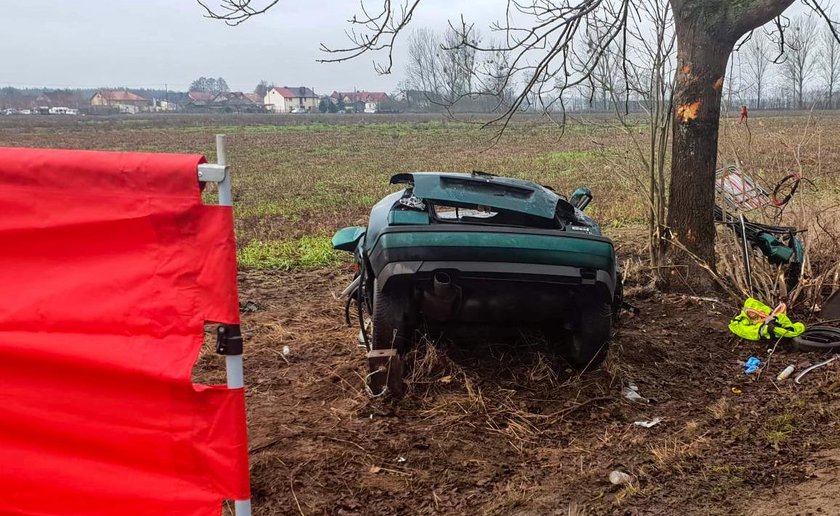 Tragiczny wypadek w Niegosławiu. Dwie osoby nie żyją