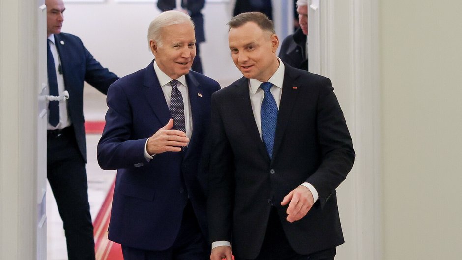 Prezydenci USA i Polski: Joe Biden i Andrzej Duda