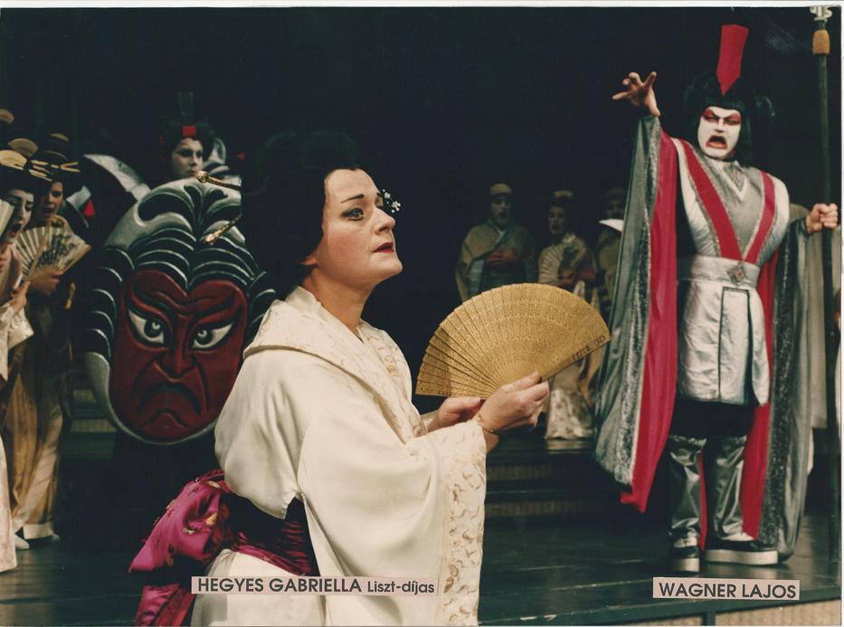 Hegyes Gabriella a Pillangókisasszony szerepében 1995-ben a debreceni Csokonai Színházban / Fotó: Csokonai Nemzeti Színház Debrecen