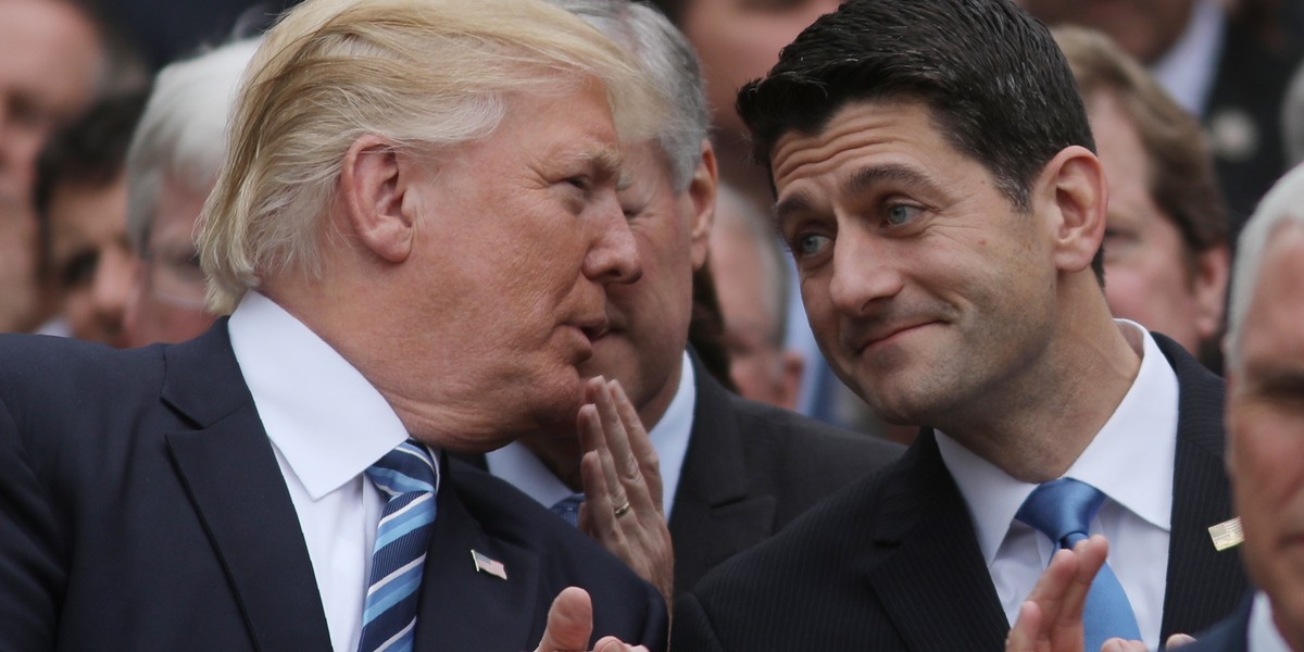 Trump lavishes praise on Paul Ryan while mocking pundits who said 'he doesn't have it'