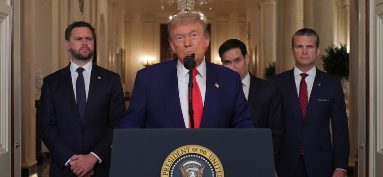 Atak USA na Iran. Trump potwierdza zbombardowanie trzech celów jądrowych