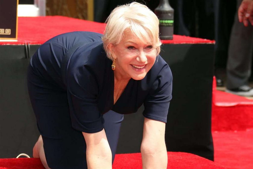 Helen Mirren wpadła w beton