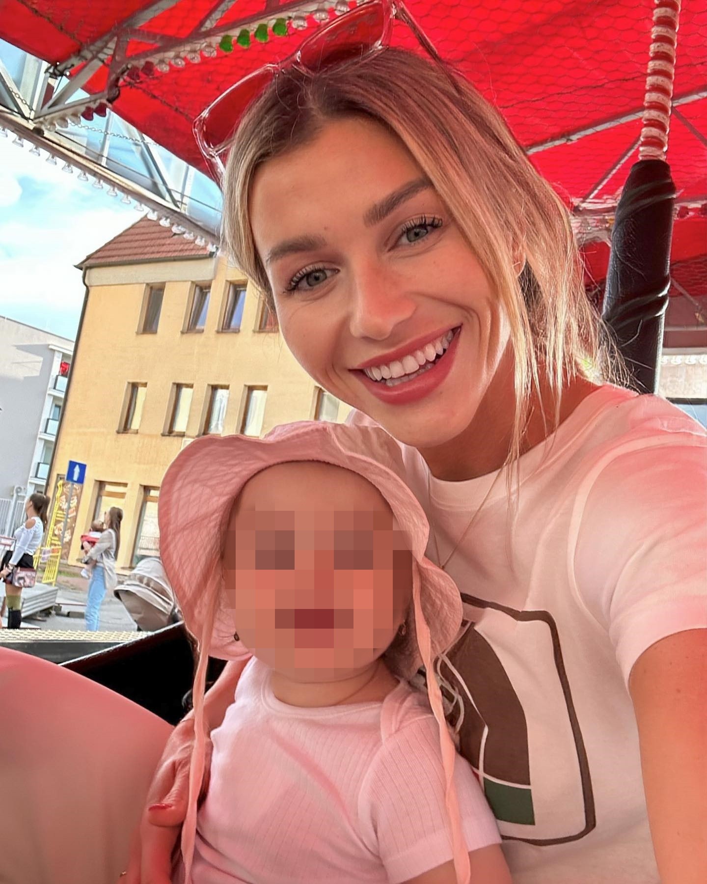 Natália Végh s dcérkou.