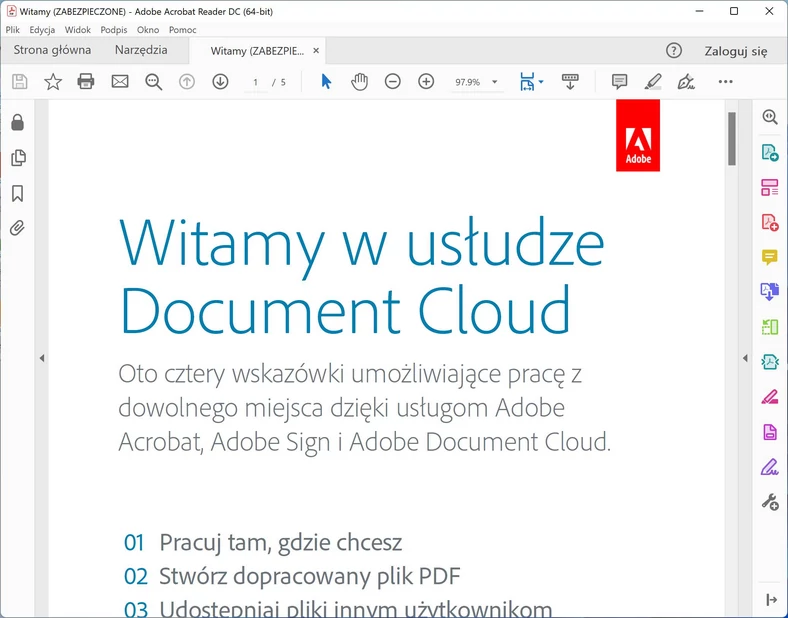 Adobe Acrobat Reader DC