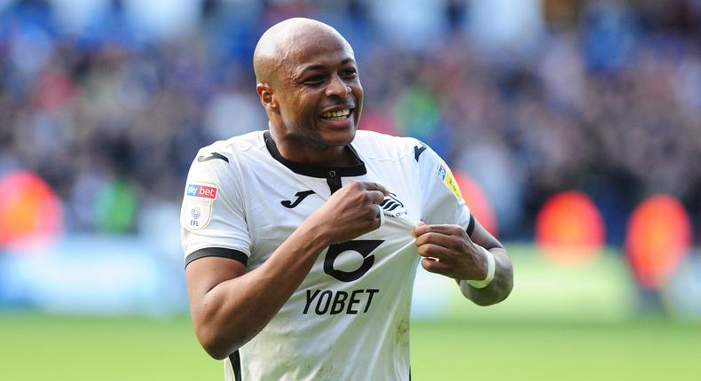 Andre Ayew makes list of top 50 EFL players in 2019/20 season