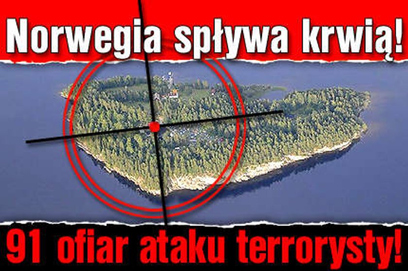 Norwegia spływa krwią! 91 ofiar ataku terrorysty!