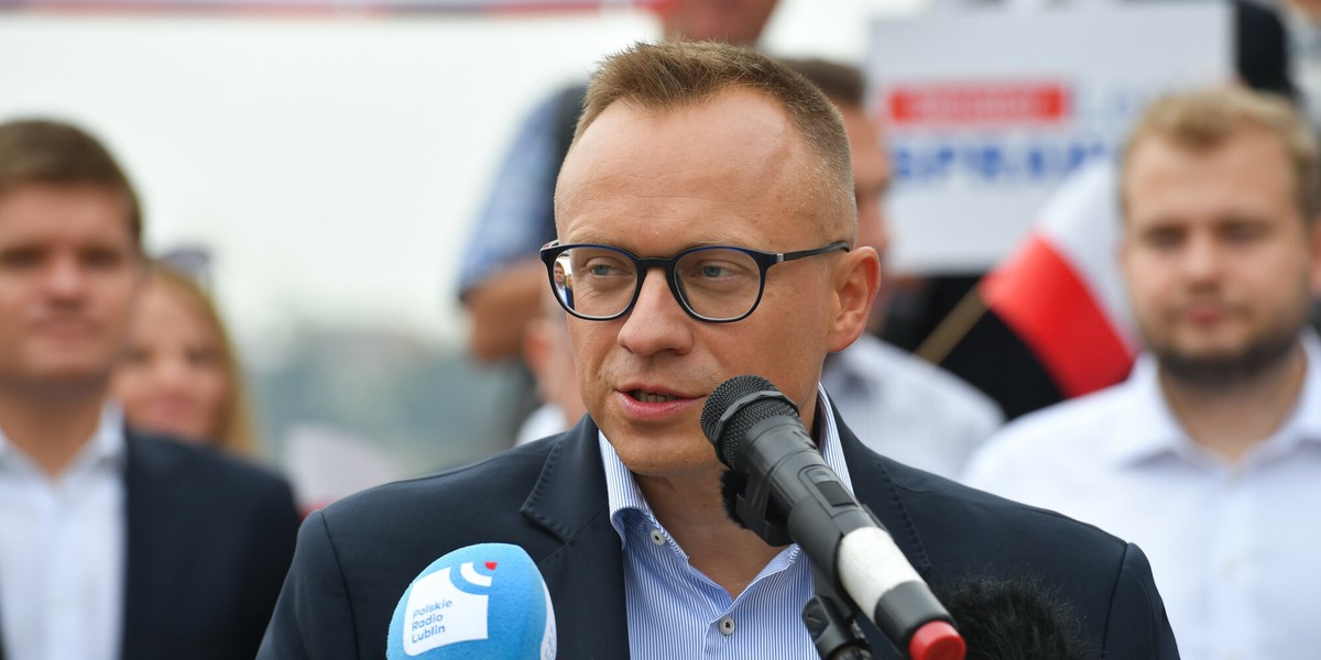 Wiceminister finansów Artur Soboń.