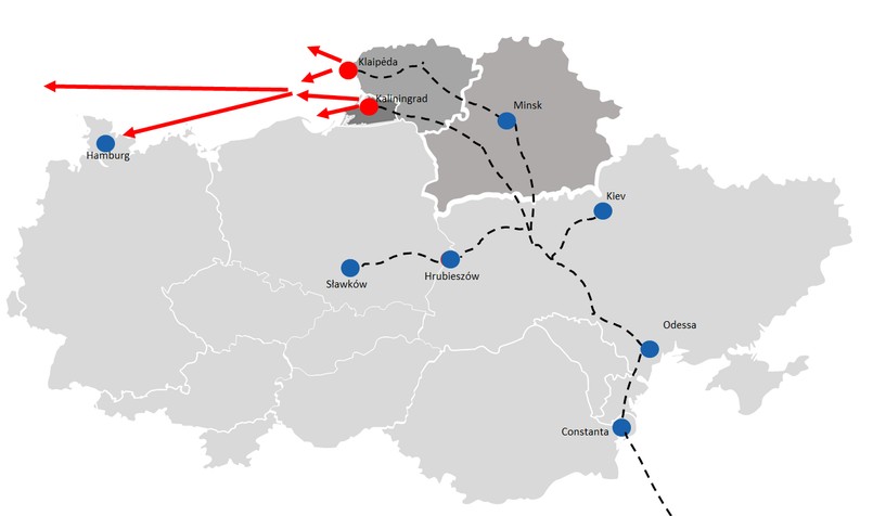 Scenariusze, w których Polska jest pomijana w BRI na rzecz krajów ościennych