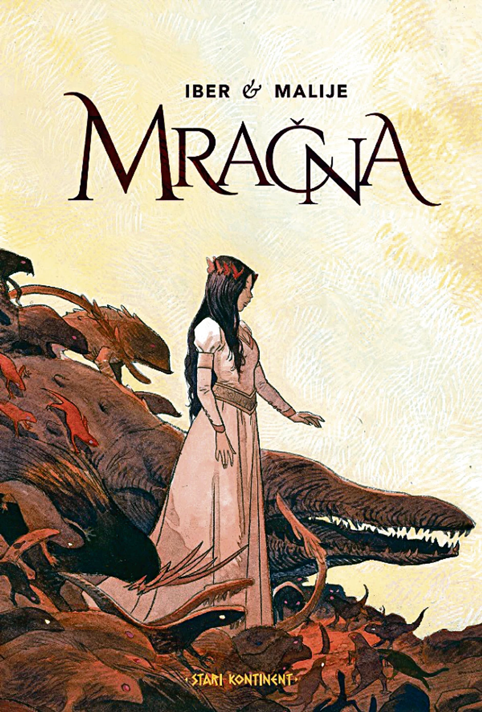 Mračna; Autori: Iber/ Malije; Format: 208x297 mm; Broj strana:152; Povez: Tvrd; Kolor; Izdavač: Čarobna knjiga