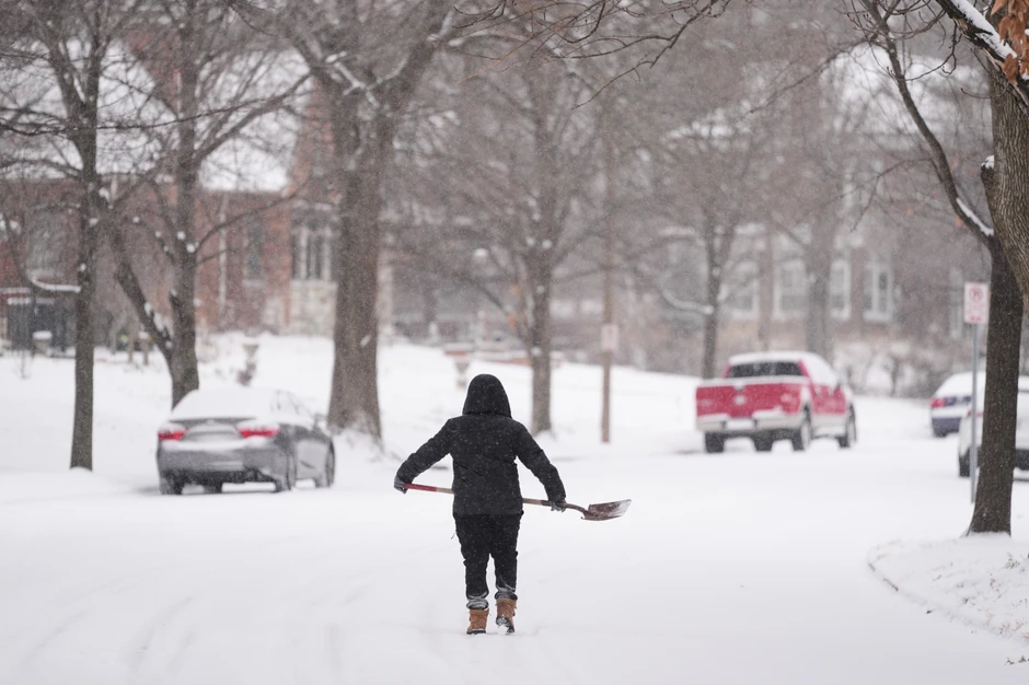 Snežna oluja u Americi - Sent Luis 24. januara