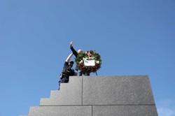 Incydent podczas uroczystości z udziałem Jarosława Kaczyńskiego