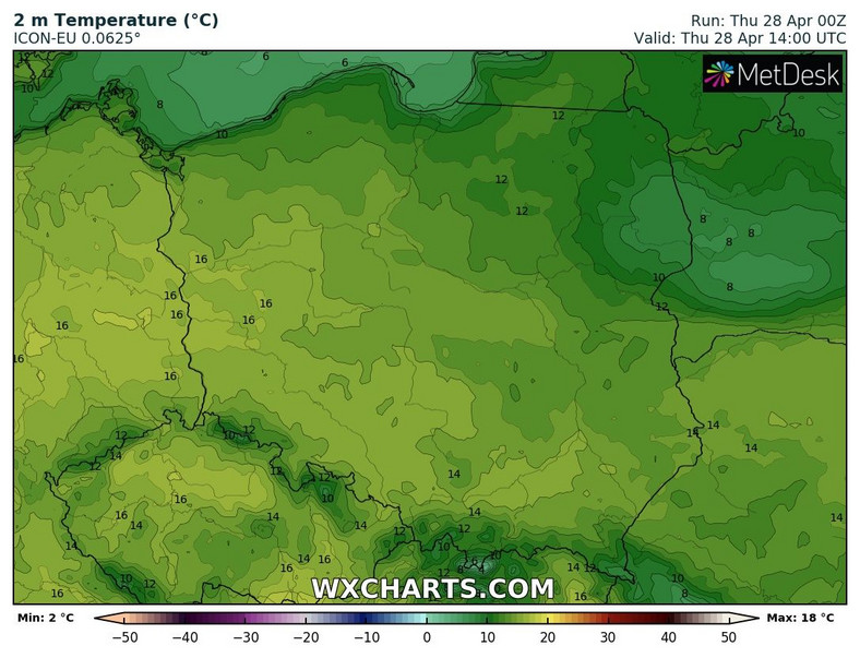 Temperatura powoli będzie rosła