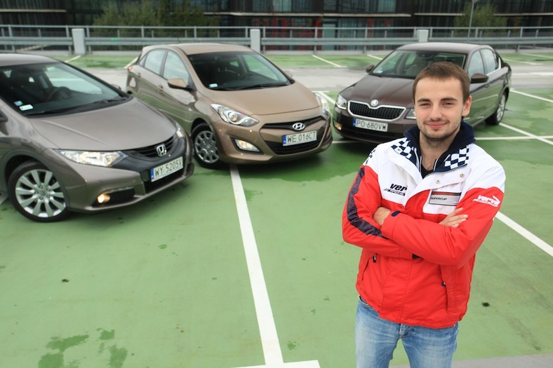 Honda Civic, Hyundai i30, Skoda Octavia w teście z Kubą Giermaziakiem