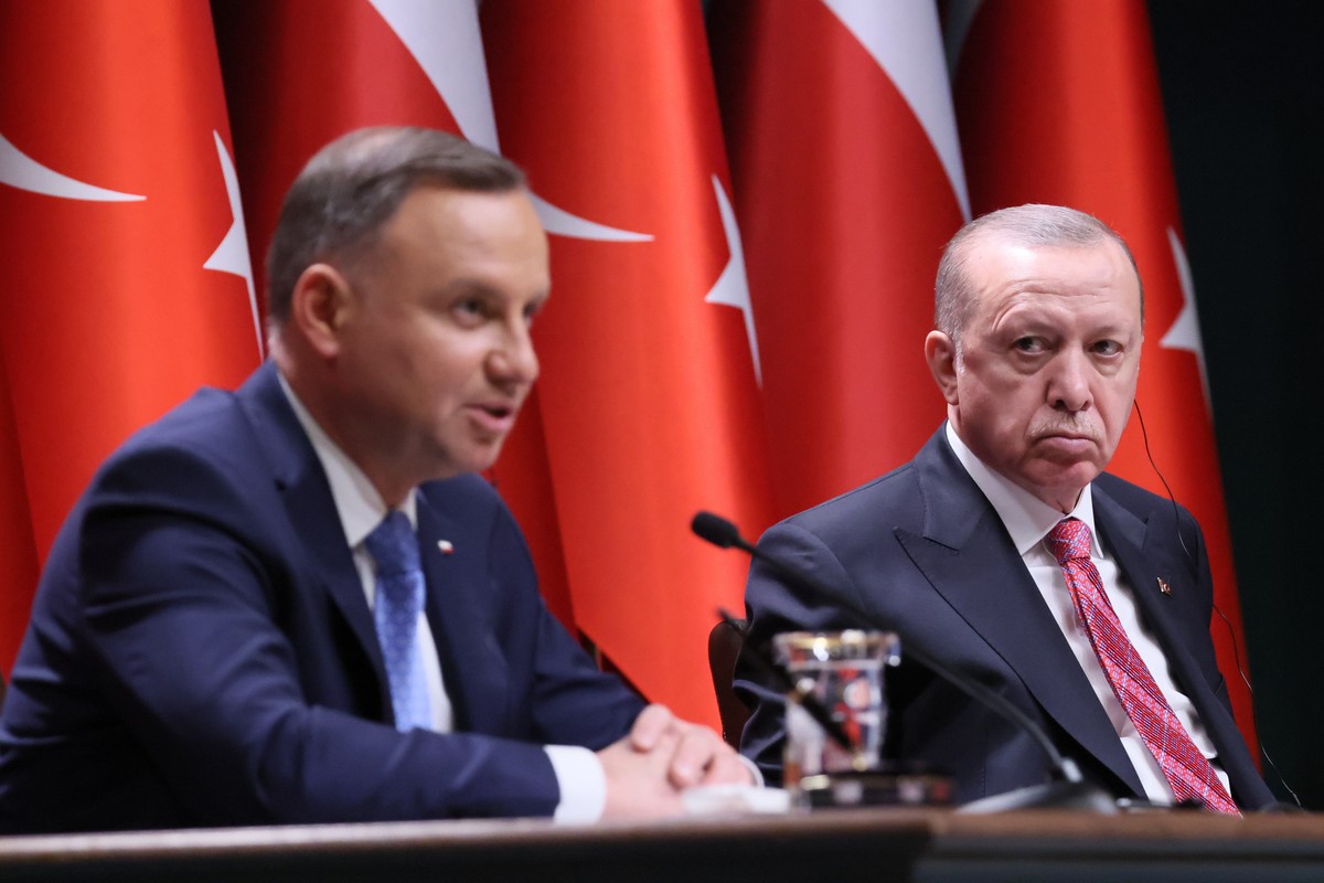 Andrzej Duda i Recep Tayyip Erdogan