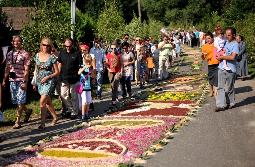 Tak w 2011 roku wyglądała procesja w Spycimierzu 