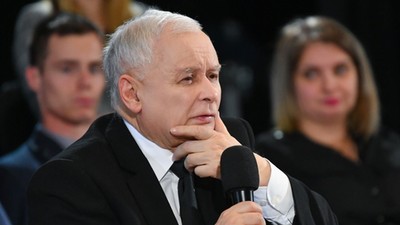 Prezes PiS Jarosław Kaczyński 