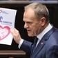 Donald Tusk przedstawia w Sejmie program działania oraz skład jego nowego gabinetu. Warszawa, 12.12.2023 r.