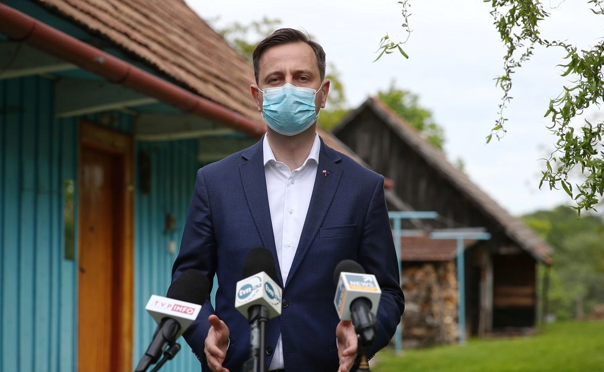 Władysław Kosiniak-Kamysz w maseczce