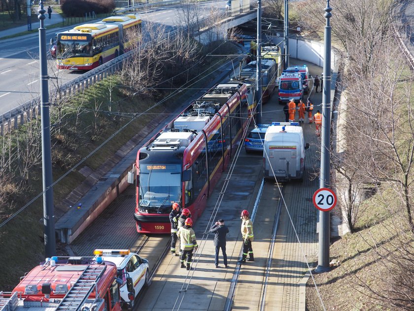 Zderzenie tramwajów w Łodzi. Są ranni