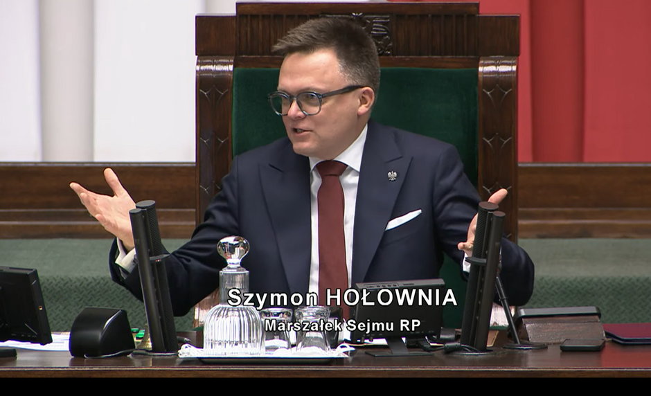 Szymon Hołownia w Sejmie