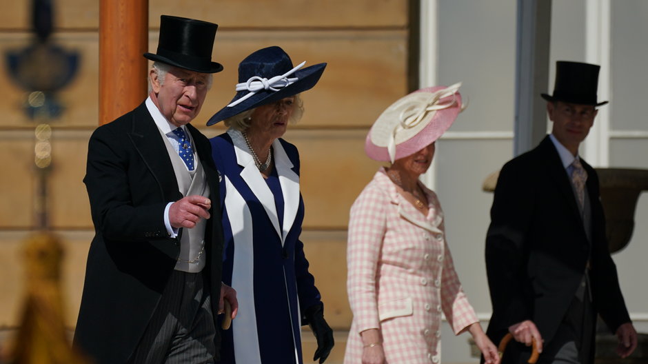 Król Wielkiej Brytanii Karol III i królowa brytyjska Kamila w Pałacu Buckingham