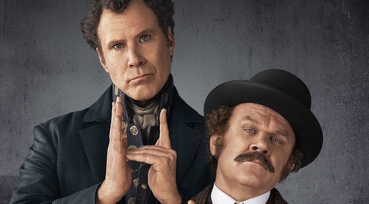 Will Ferrell és John C. Reilly a Holmes és Watson című filmben.