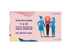 'Nie jesteś sama'. Współinicjatorka kampanii wspierającej kobiety, które dokonały aborcji o celach akcji