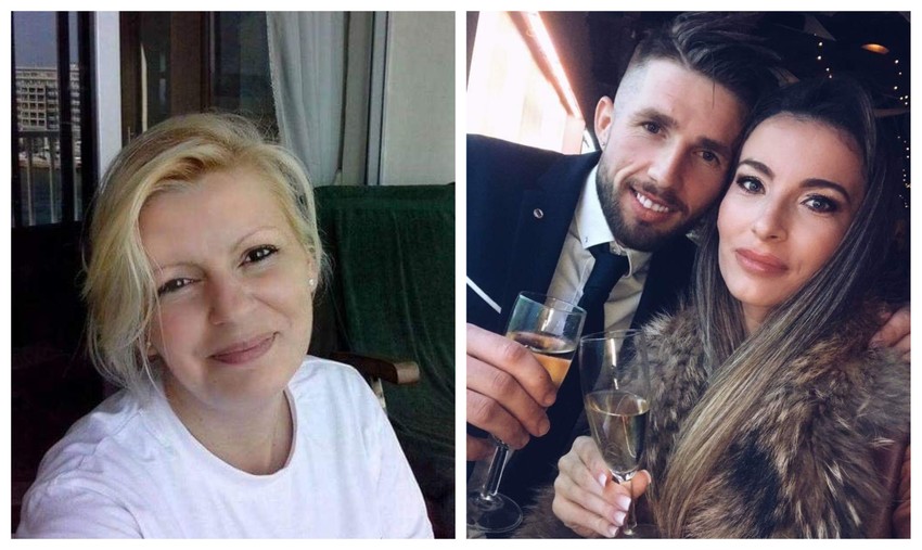 Ljiljana (levo( i Darko sa devojkom (desno)