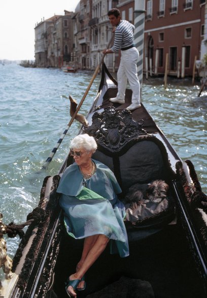 Peggy Guggenheim w Wenecji, 1968 r.