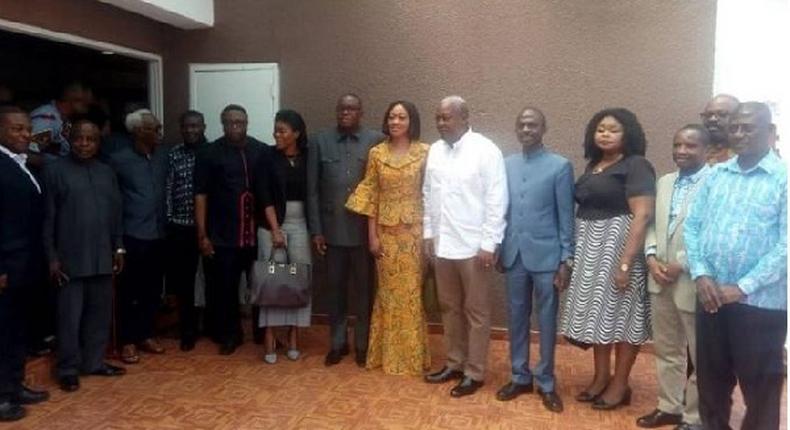 Jean Mensa and NDC executives