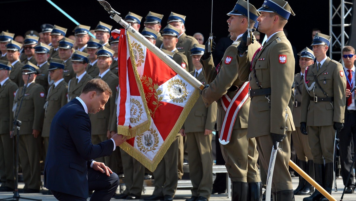 WARSZAWA PREZYDENT DUDA SIŁY ZBROJNE PL. PIŁSUDSKIEGO